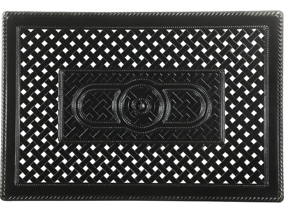 Grand Terrace 86 x 44 Inch Rectangular Cast Aluminum Fire Pit Table Top