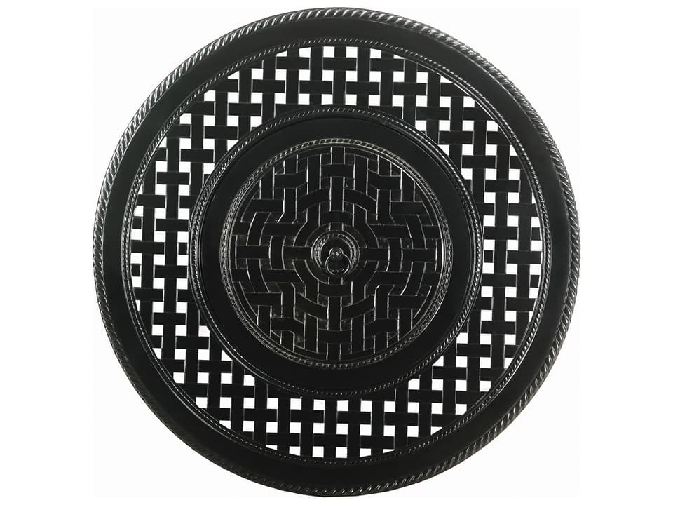 Grand Terrace 42-Inch Round Cast Aluminum Gas Fire Pit Top