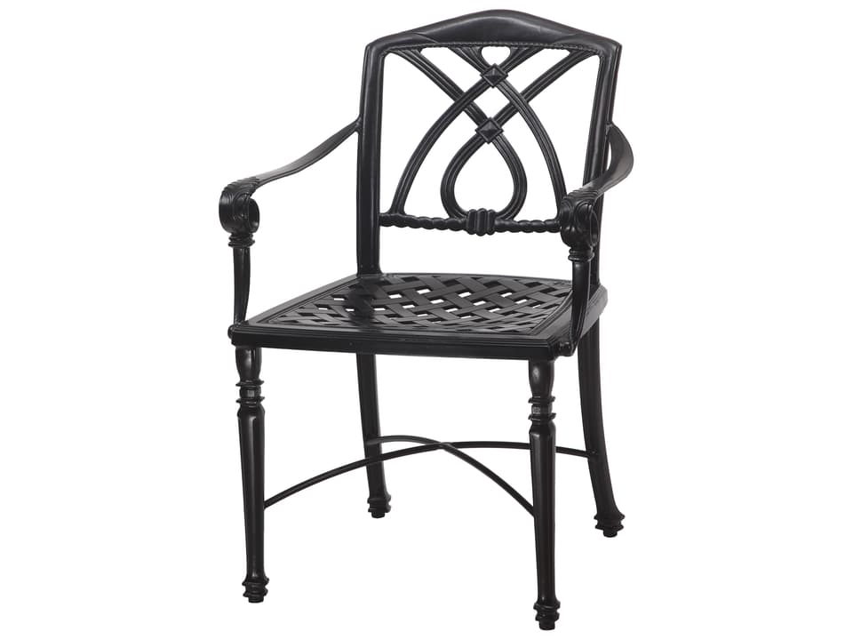 Terrace Cast Aluminum Cafe Chair With Arms