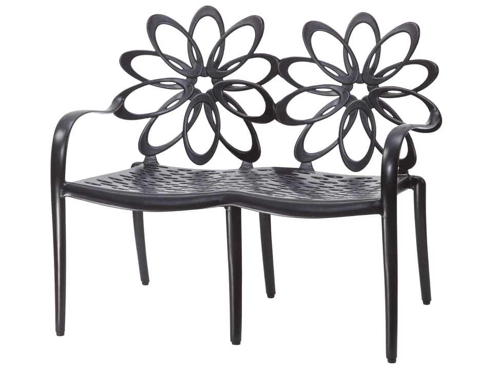 Lotus Cast Aluminum Loveseat