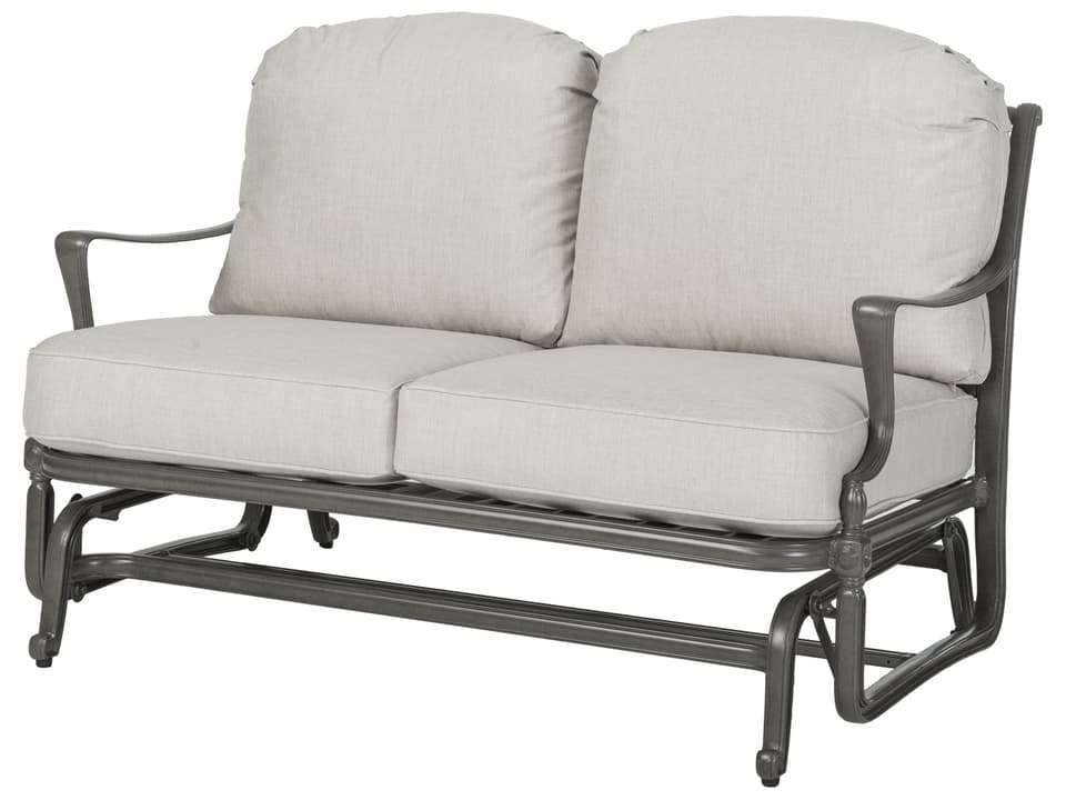 Bel Air Cast Aluminum Glider Loveseat