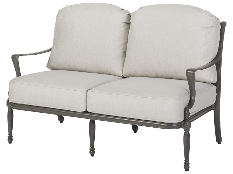 Bel Air Cast Aluminum Loveseat No Cushion