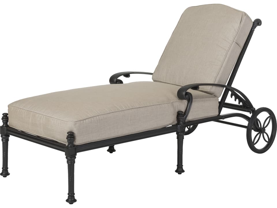 Florence Cast Aluminum Chaise Lounge No Cushion