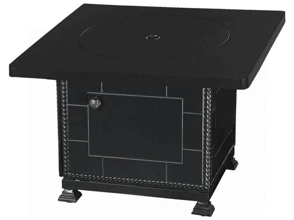 Paradise Aluminum Square Chat Height Fire Pit Base