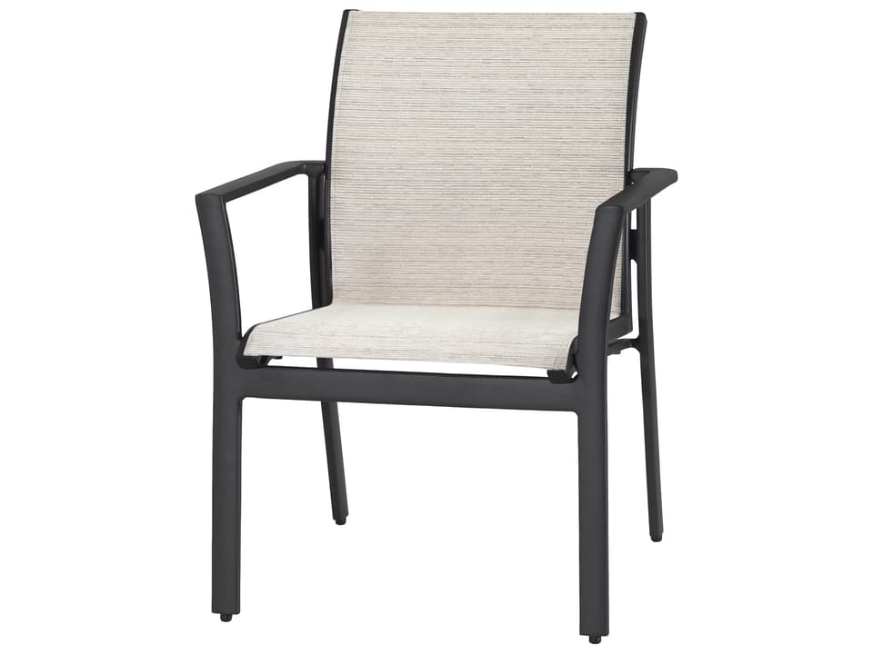 Echelon Sling Aluminum Stackable Dining Arm Chair