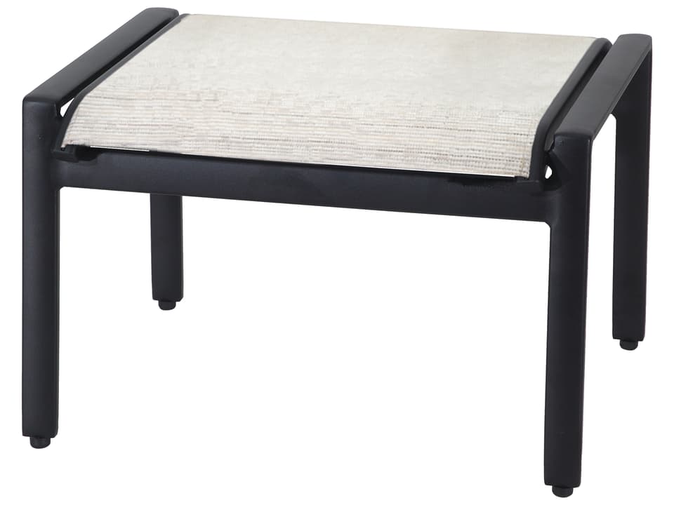 Echelon Cast Aluminum Sling Ottoman