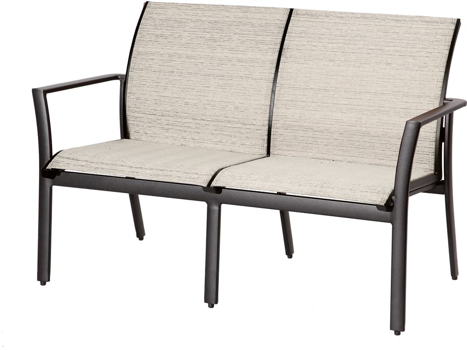 Echelon Cast Aluminum Sling Loveseat