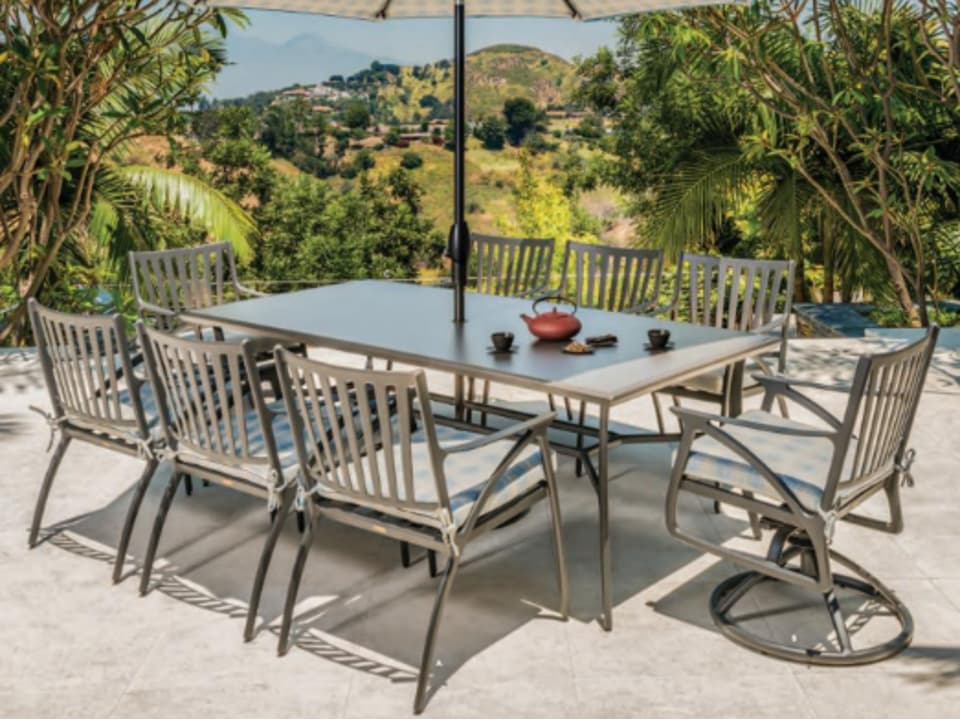 Amari Aluminum Dinning Set