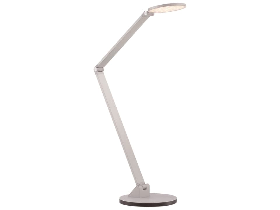 P305 Task Portable 1-Light LED Table Lamp in Chiseled Nickel