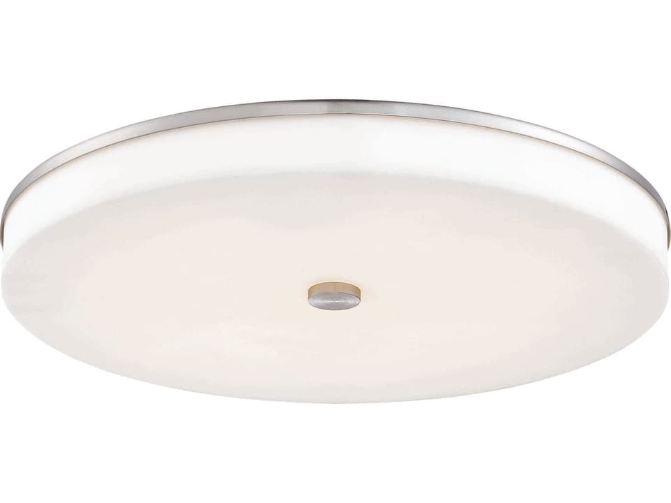 U.H.O. LED Flush Mount in Brushed Nickel