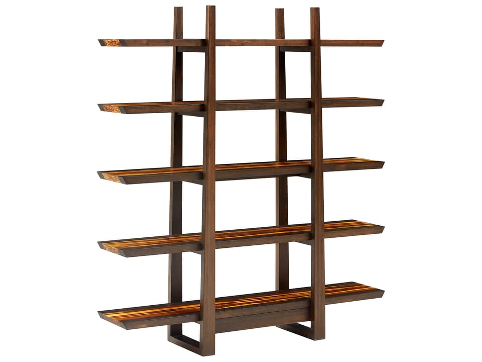 Magnolia Black Walnut Bookcase