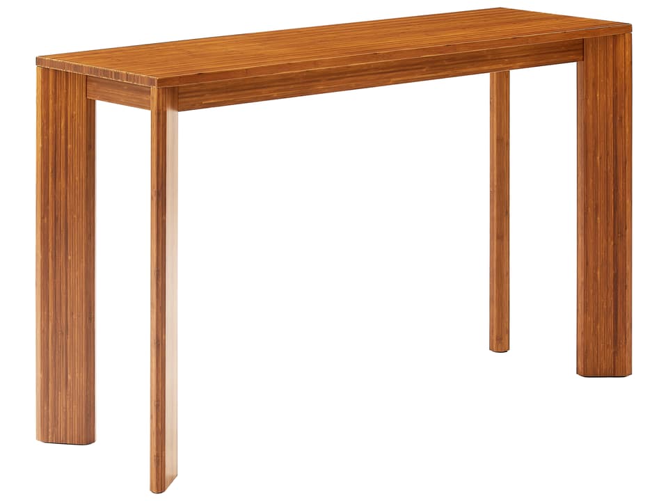 Brix Rectangular Bamboo Amber Counter Table