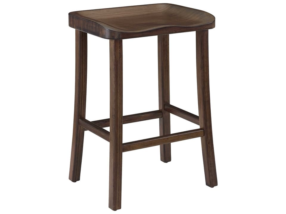 Tulip Counter Height Stool in Black Walnut Moso Bamboo