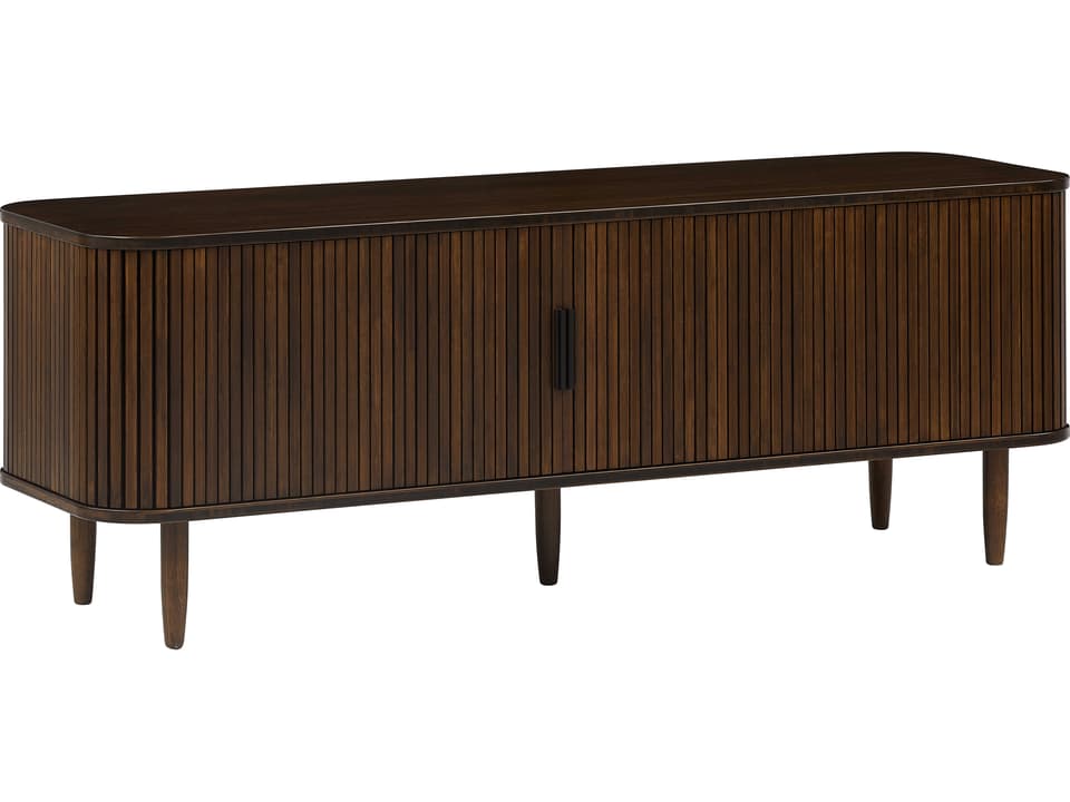 Carmel Rectangular Bamboo Black Walnut Console Table