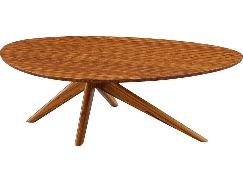 Rosemary Rectangle Coffee Table Amber Bamboo