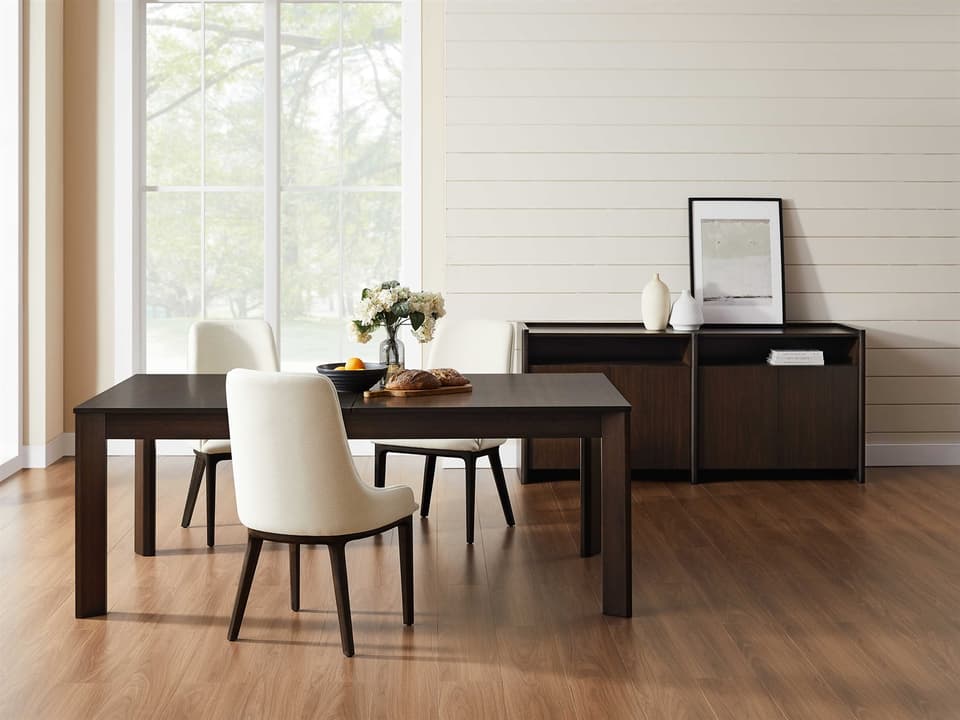 Bamboo Wood Dining Room Set