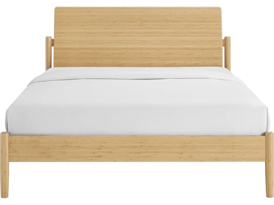Monterey King Platform Bed in Wheat Brown Bamboo