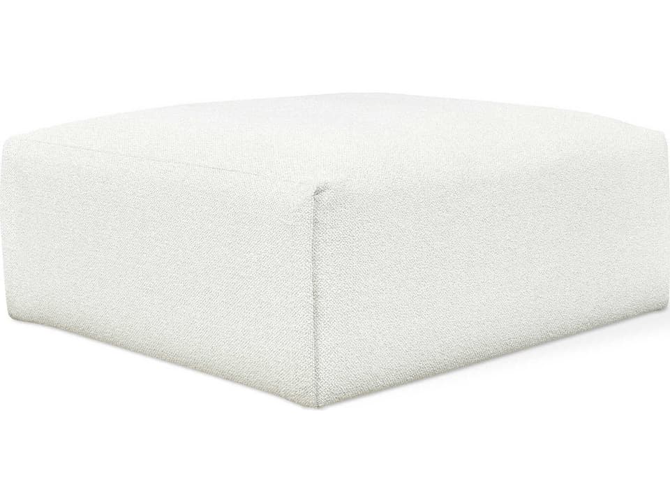 Nest Morris Bone White Upholstered Ottoman