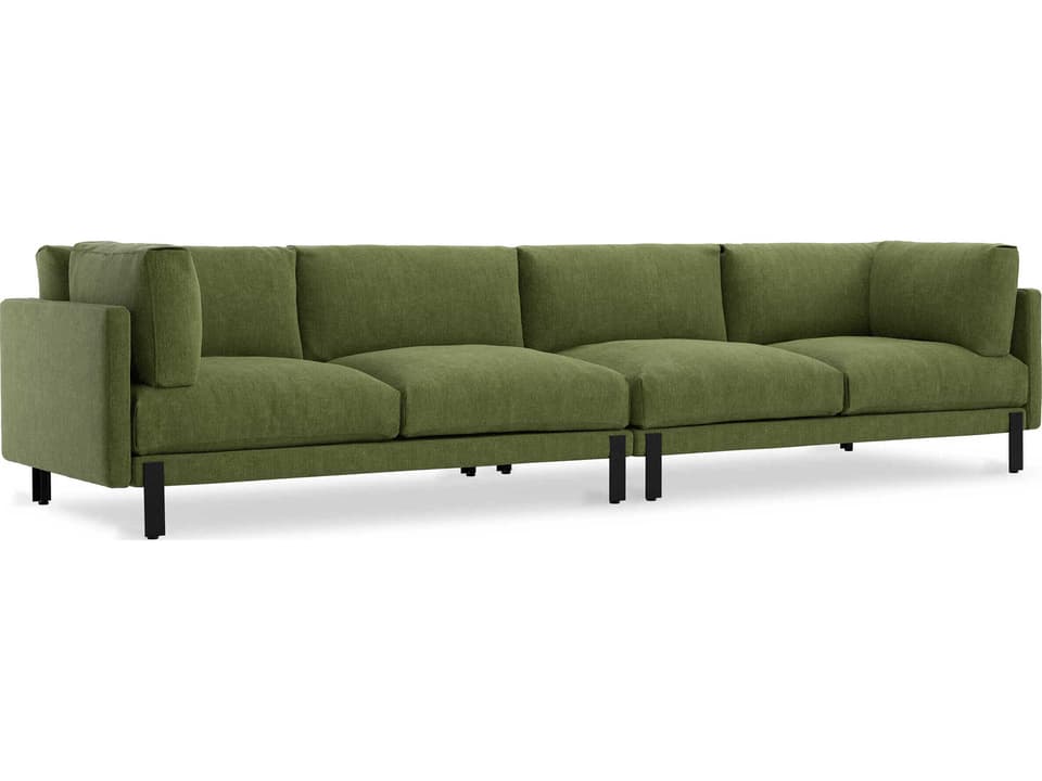 Silverlake Bastille Clover Green Upholstered Sofa