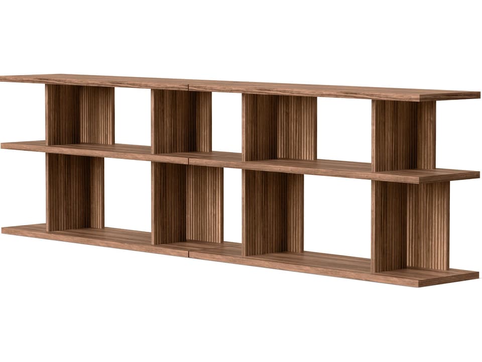 Albion Natural Walnut Bookcase