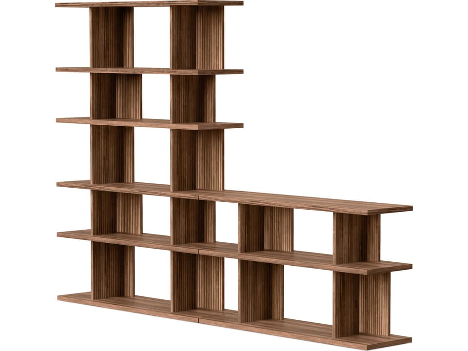Albion Natural Walnut Bookcase