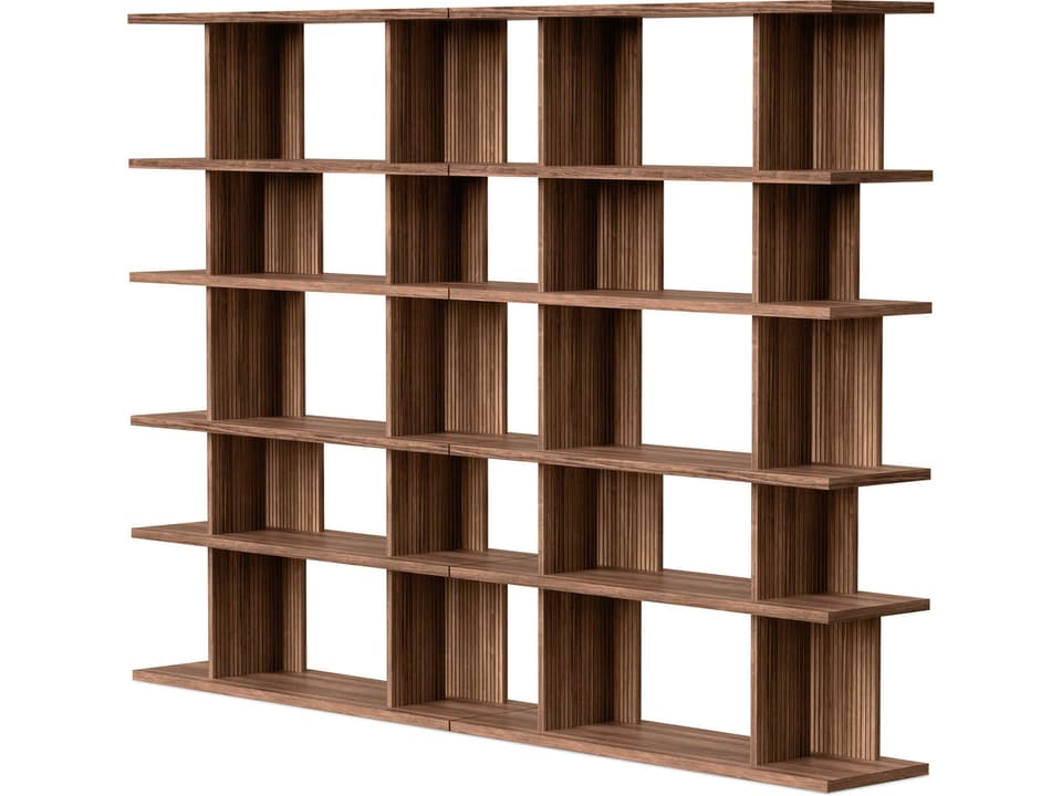 Albion Natural Walnut Bookcase