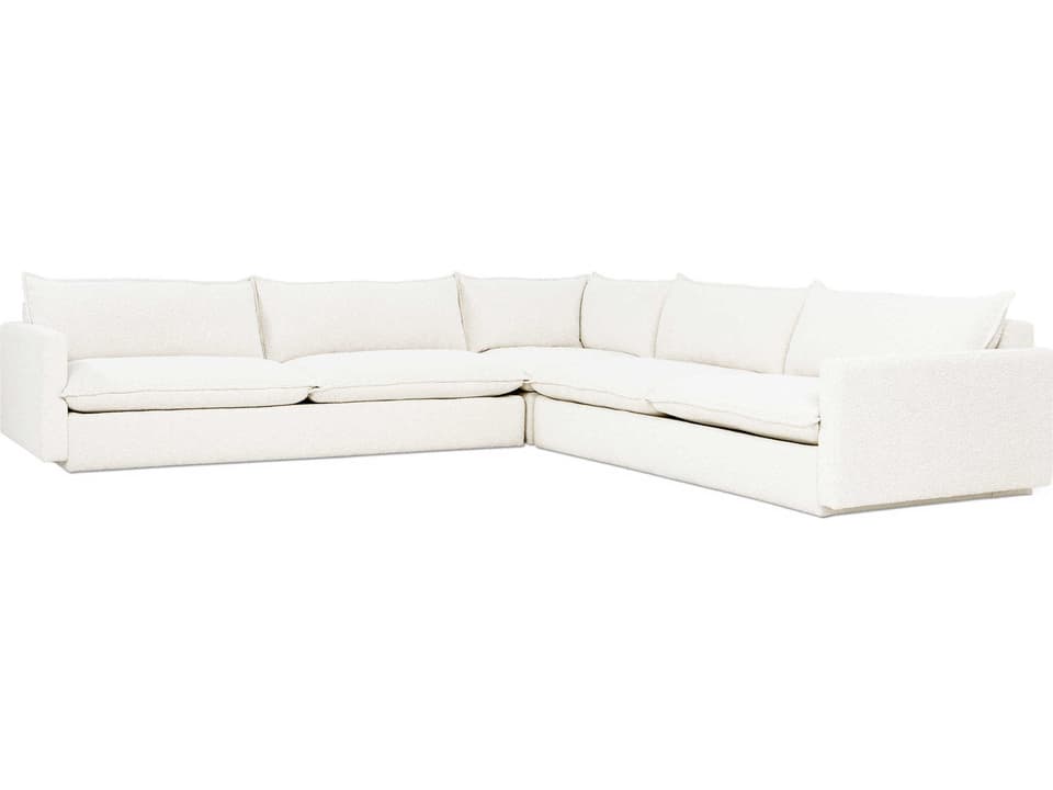 Sola Sectional Sofa in Node Alabaster