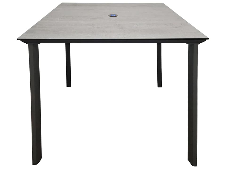 Sunset 36 Inch Square ADA Dining Table with Umbrella Hole