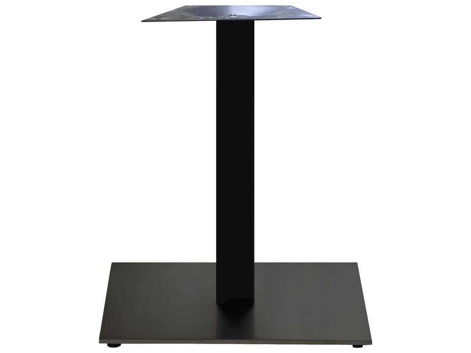 Gamma Square Dining Height Table Base in Black