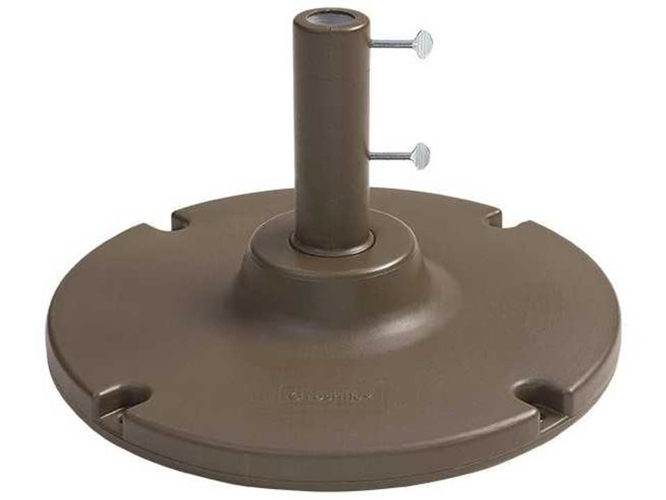 35 lb Y-Leg Resin Table Umbrella Base in Bronze Mist