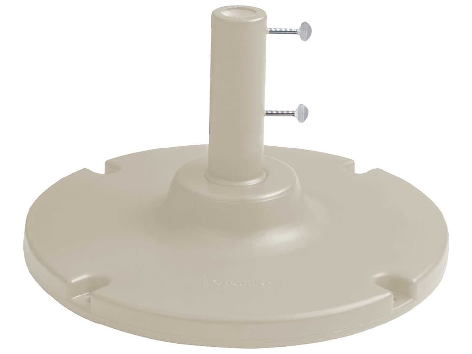 20 Inch Round Table Umbrella Base in Sandstone