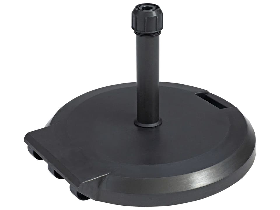 84 lb Charcoal Round Umbrella Base with Wheels