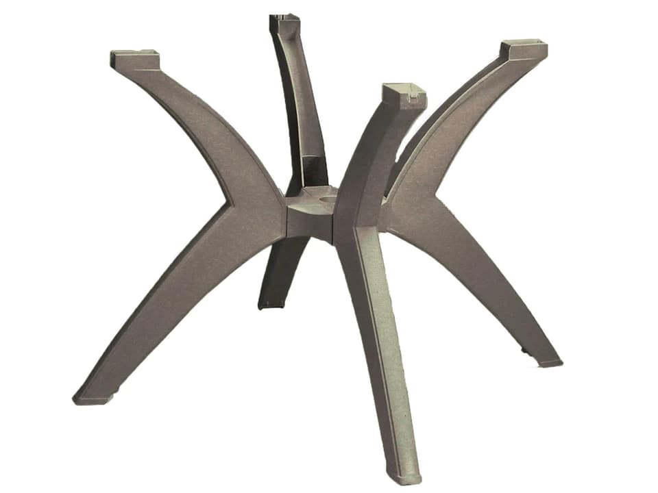 Classic Resin Y Leg Pedestal Base in French Taupe