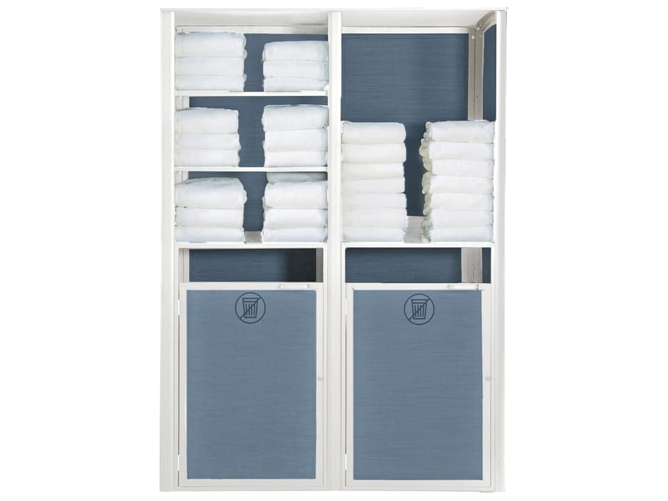 Sunset Double Towel Valet with Madras Blue Textilene Slings