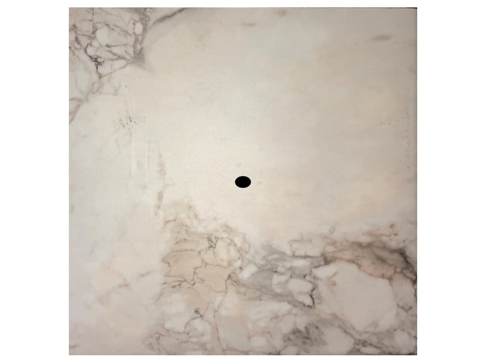 Molded Melamine Resin Almeria Square Table Top with Umbrella Hole