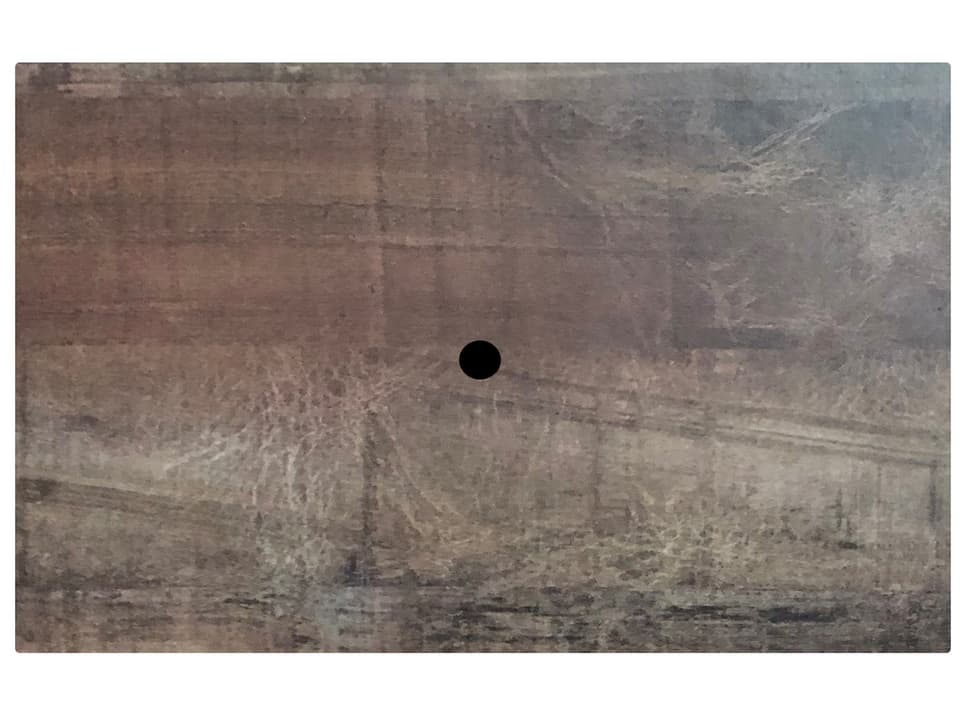 Arizona Melamine Rectangular Table Top with Umbrella Hole