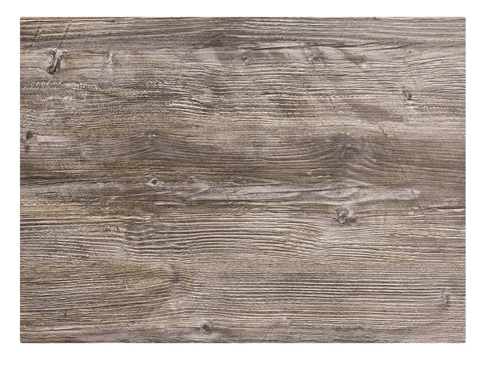 HPL Resin Drifted Pine Rectangular Table Top with Rails