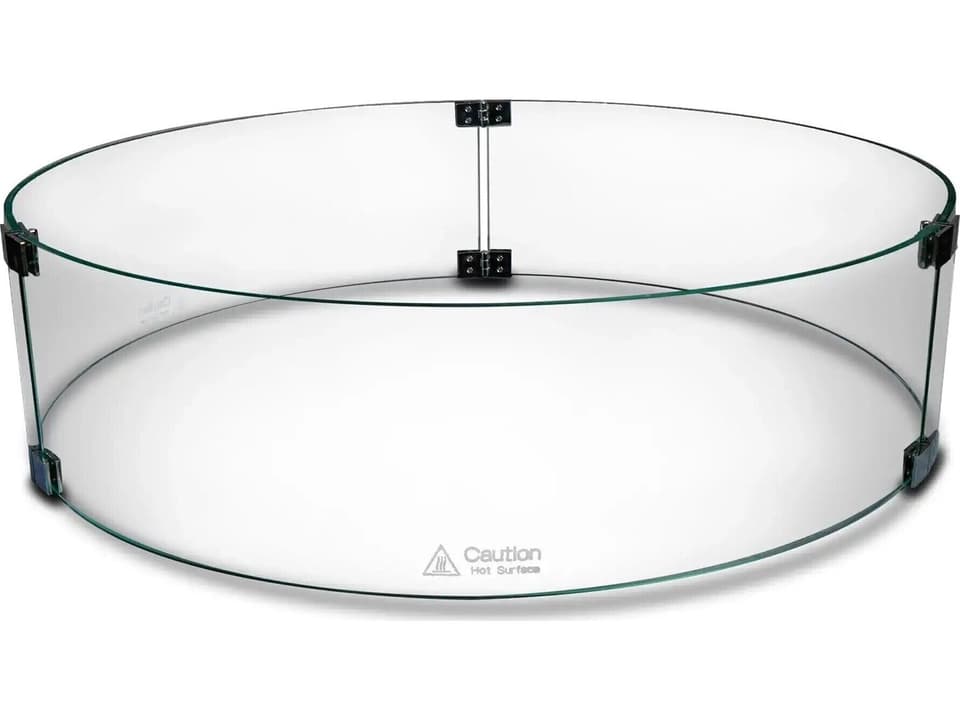 Beton Round Glass Wind Guard