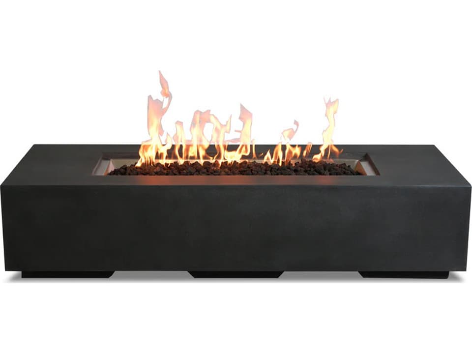 Harmoning Living Beton 72" Rectangular Gas Fire Pit