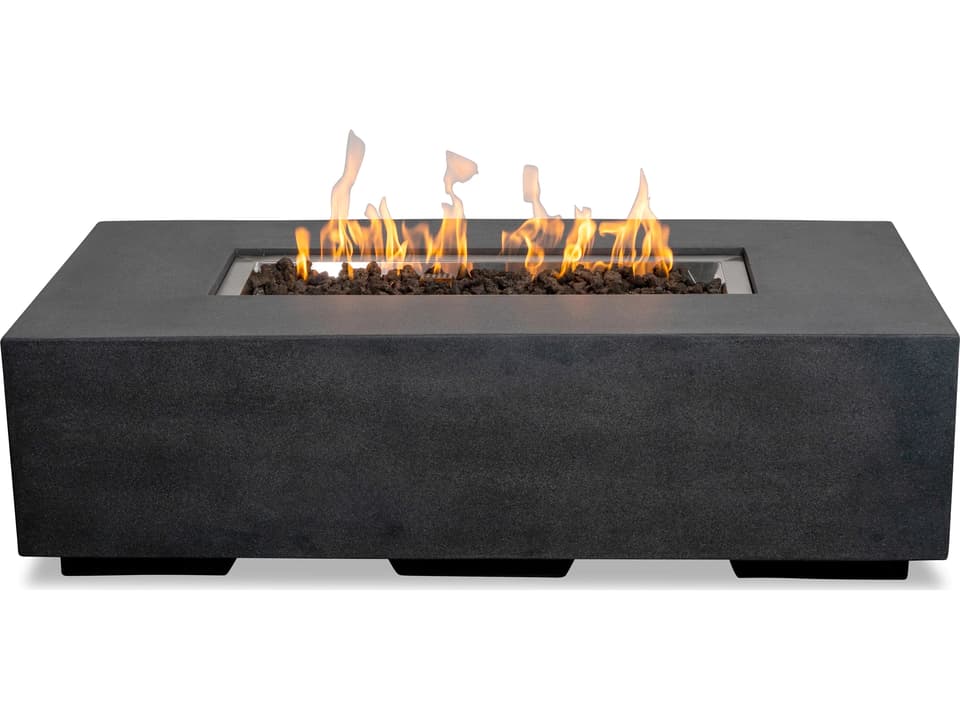Beton 55 Inch Rectangular Natural Gas Fire Pit