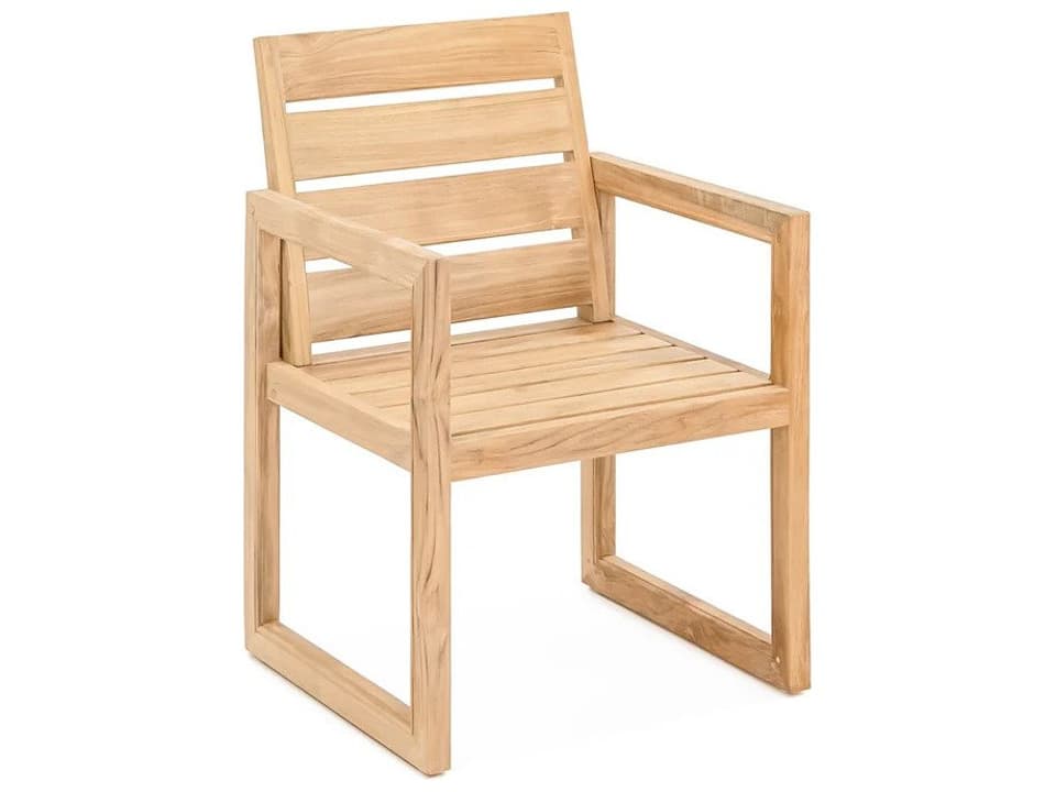 Caldas Grade A Teak Dining Arm Chair
