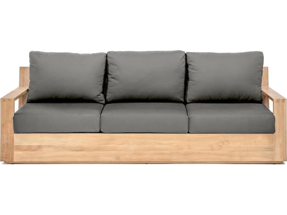 Caldas Teak Sofa with Sunbrella Cushions