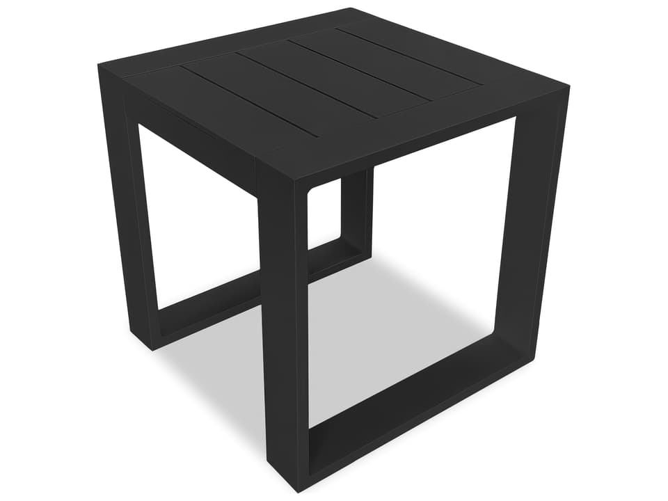 Portal Square Aluminum End Table