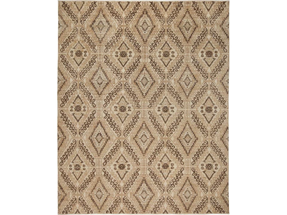 Metropolis Hand-Knotted Transitional Area Rug in Slate