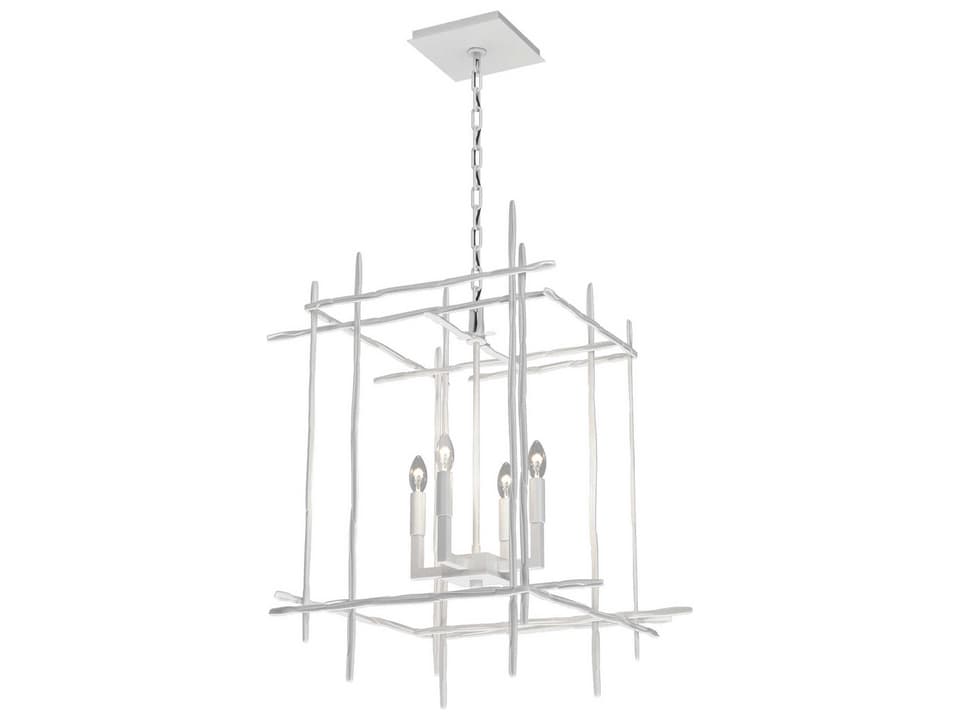 Tura 4-Light Geometric Candelabra Chandelier