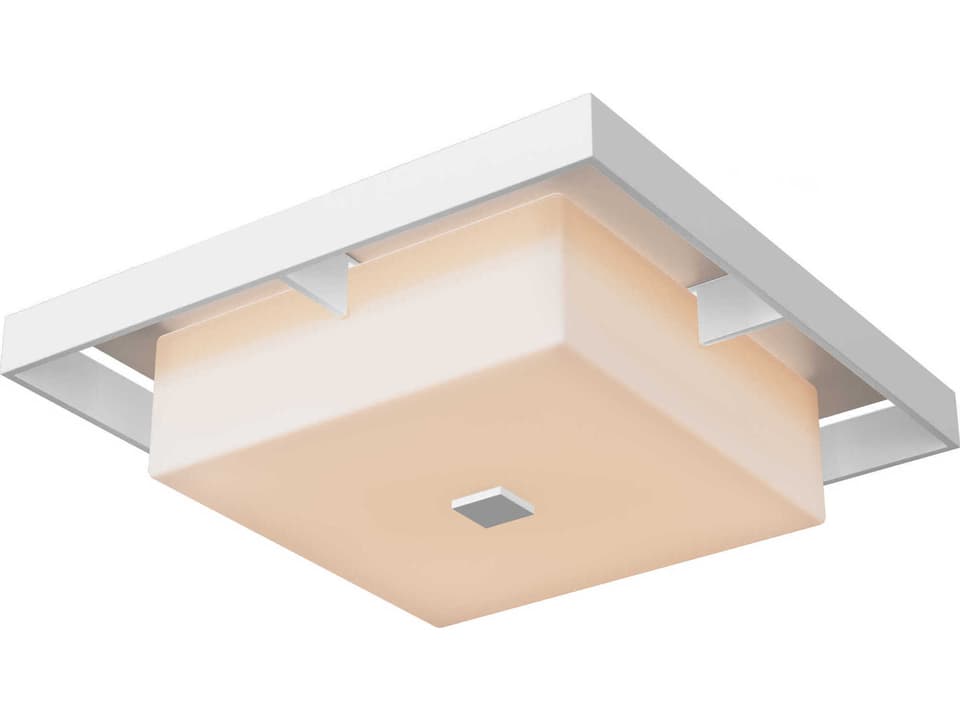 Shadow Box 4-Light Large Outdoor Flush Mount