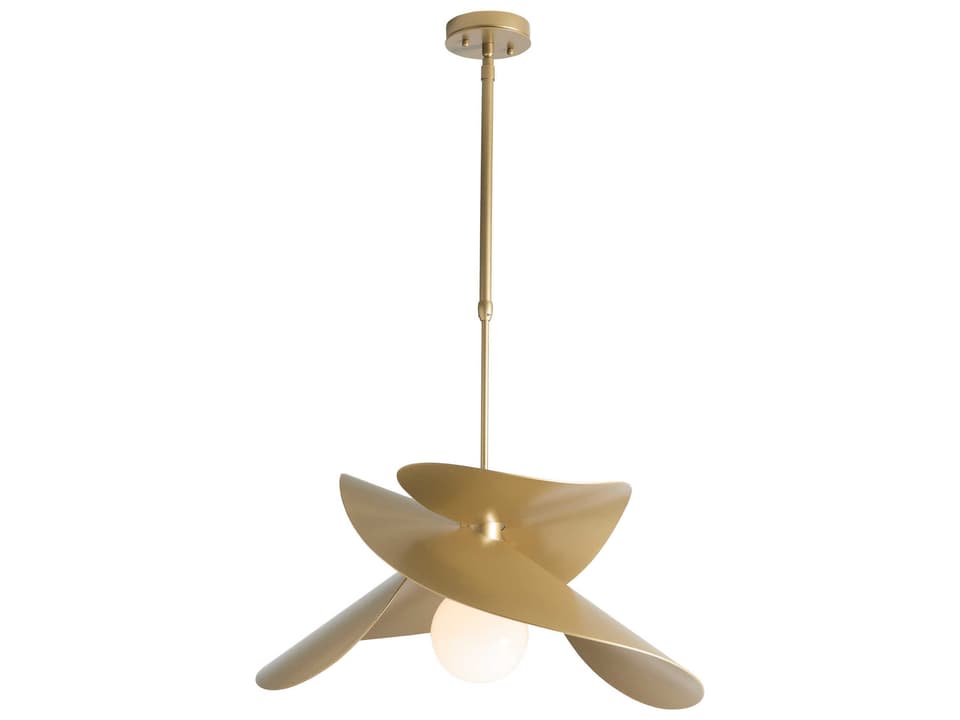 Hibiscus 1-Light Outdoor Pendant Light