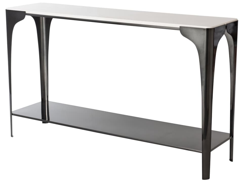 Cove Rectangular Marble Console Table