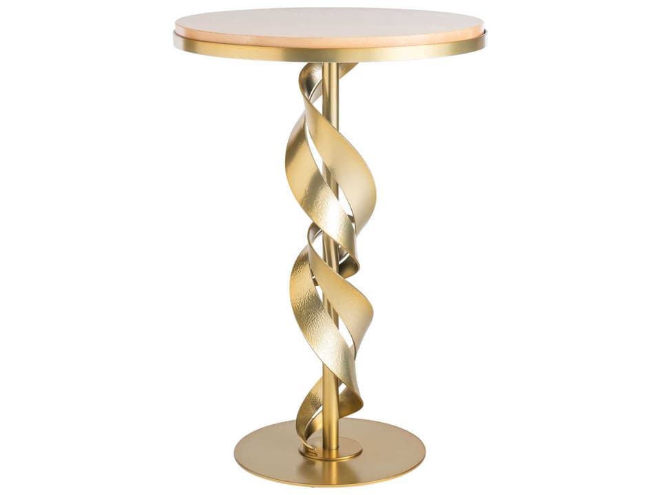 Folio Round Glass End Table