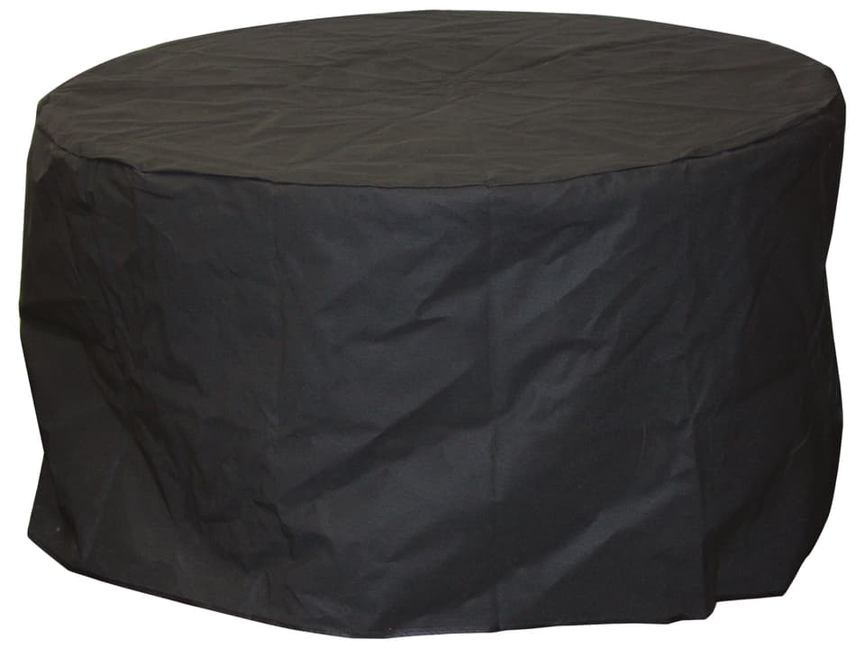 42-Inch Round Ripstop Polyester Fire Pit Table Cover in Tan